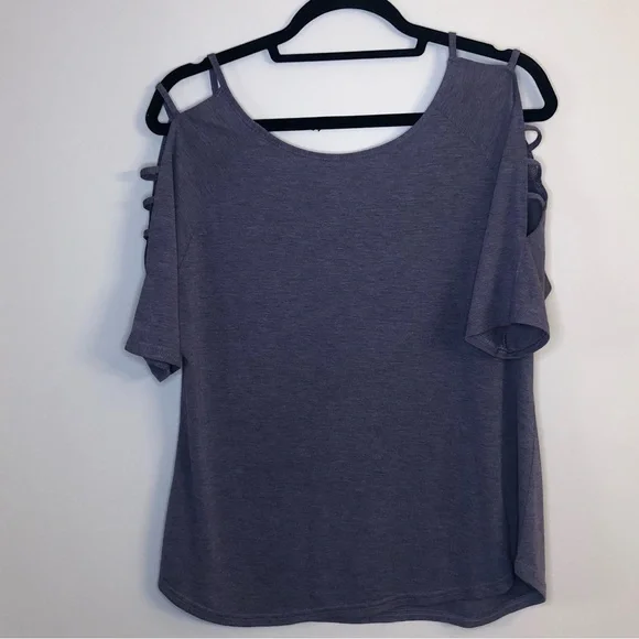 Warehouse One Strappy Sleeve T-shirt/Small - Picture 2 of 3
